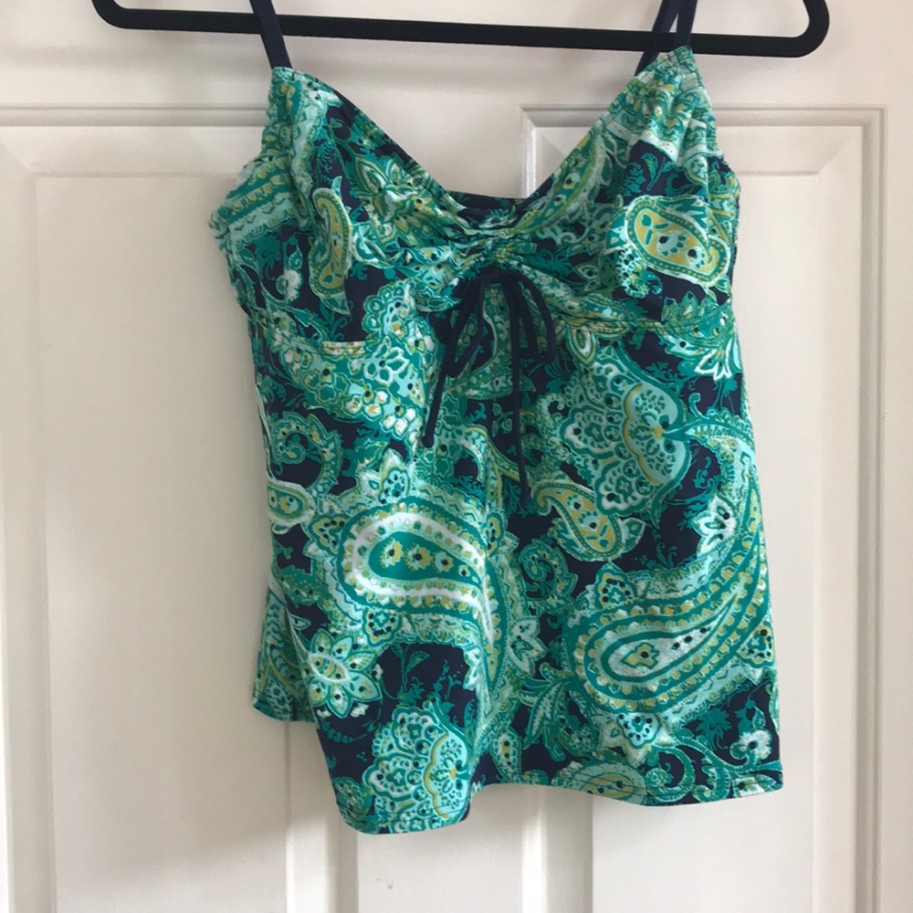 Lands End Tankini Top size 14